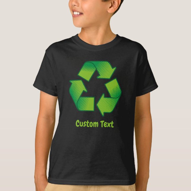 Recycelnd Symbol T-Shirt (Vorderseite)