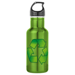 Recycelnd Symbol Trinkflasche