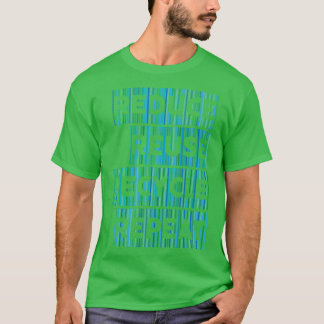 Recycelnd Umweltschutz T-Shirt