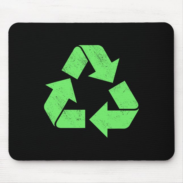 Recycelnd Vintage Logoumgeber Recycelte Ea Mousepad (Vorne)