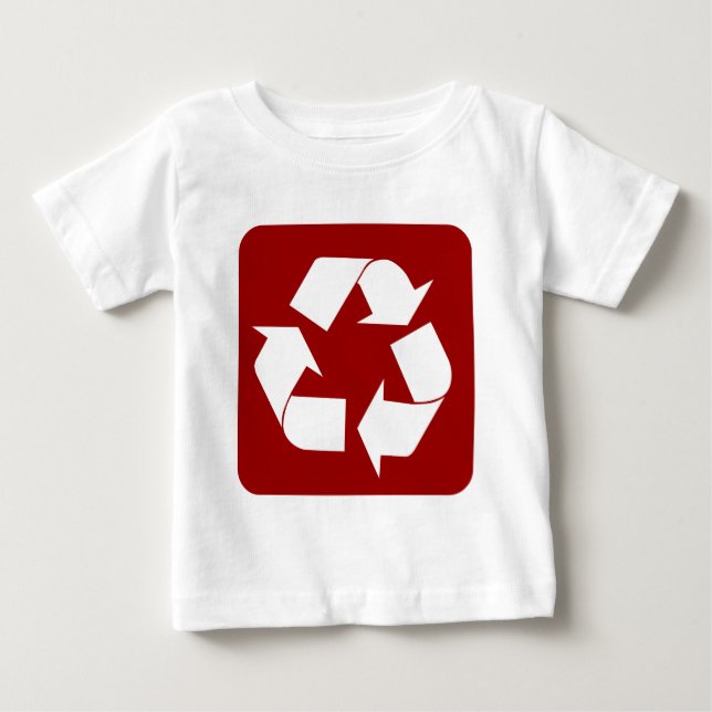 Recycelnd Zeichen - Ruby Baby T-shirt (Vorderseite)