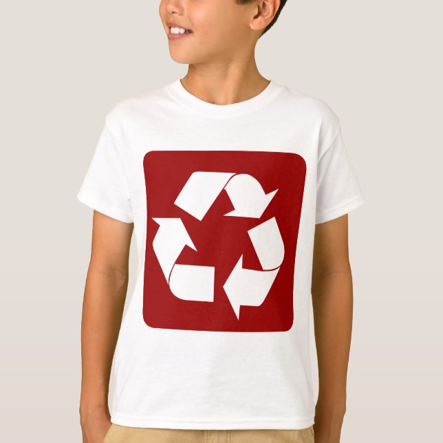 Recycelnd Zeichen - Ruby T-Shirt (Vorderseite)