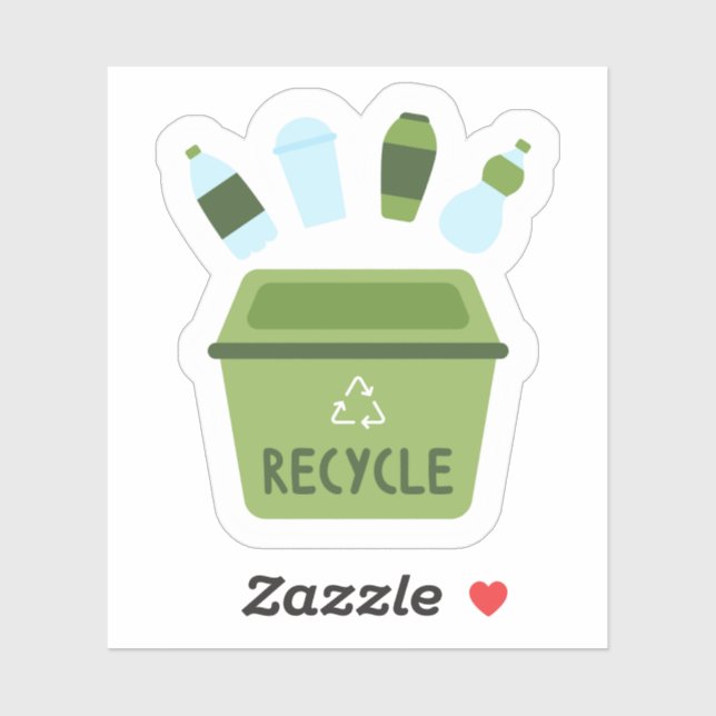 Recyclage Éco-Personnalisé-Coupe Vinyl Sticker (Feuille)