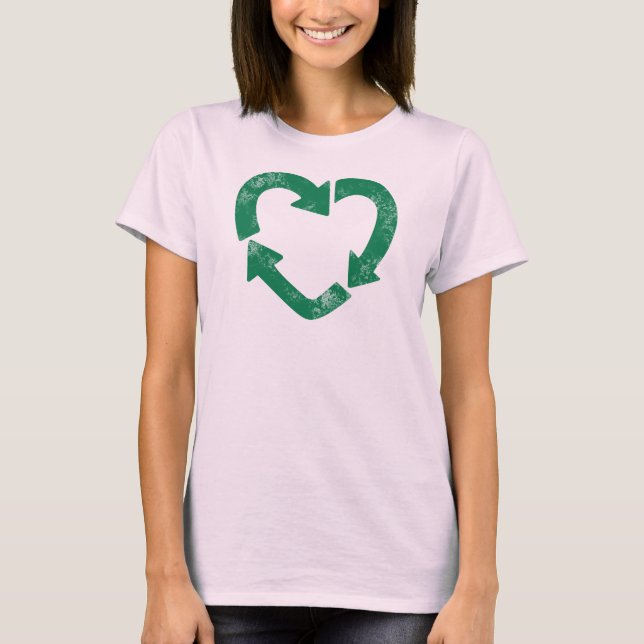 Recycle Heart T-Shirt (Vorderseite)