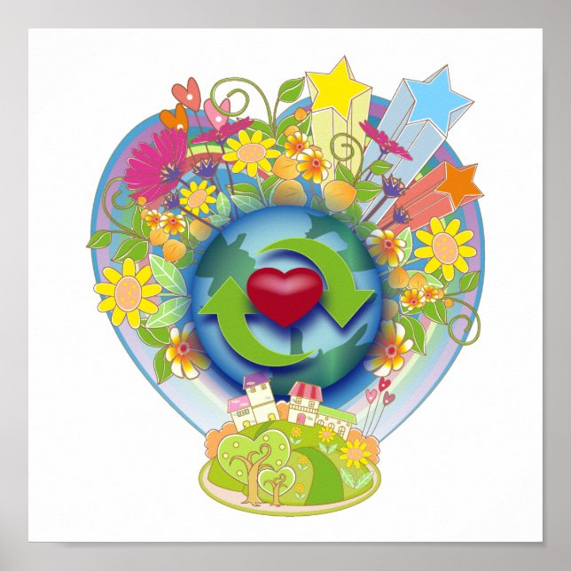 Recycle Love Poster (Vorne)