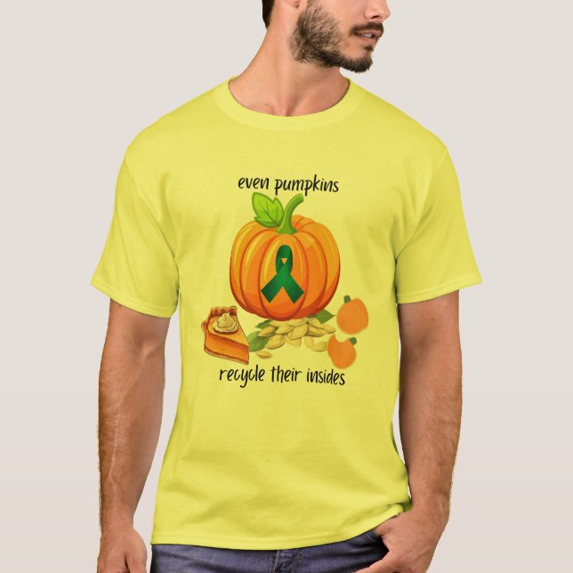 Recycle Organ Donation Saves Lives, Transplant T-Shirt (Vorderseite)