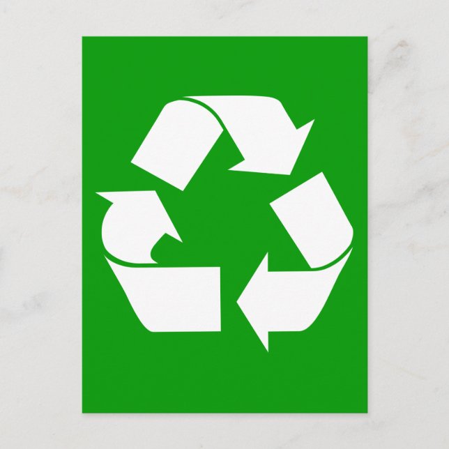 recycle postkarte (Vorderseite)