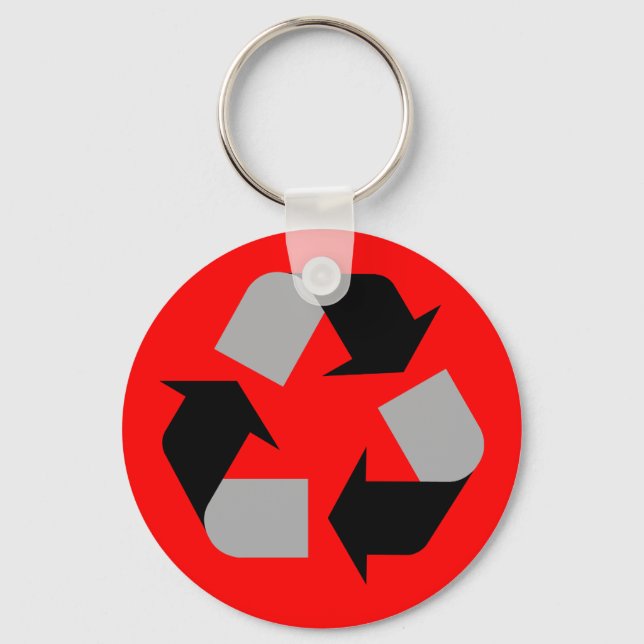 Recycle Schlüsselanhänger (Vorderseite)