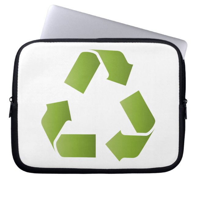 RECYCLE SYMBOL LAPTOPSCHUTZHÜLLE (Vorderseite)