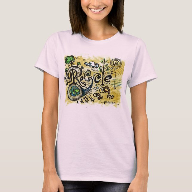 Recycle! T-Shirt (Vorderseite)