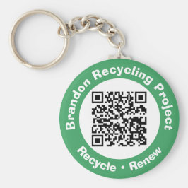 Recycle von Projekt QR Code Recycle & Erneuerung. Schlüsselanhänger