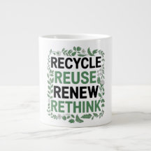 Recycle, Wiederverwendung, Erneuerung, Überdenken
