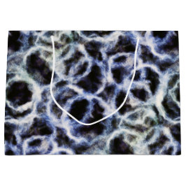 recycled indigo shibori : große geschenktüte