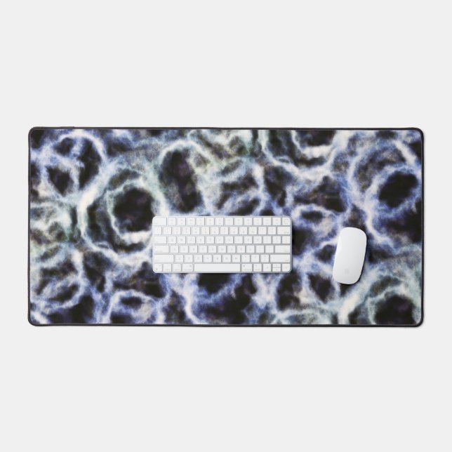 recycled indigo shibori : schreibtischunterlage (Tastatur & Maus)