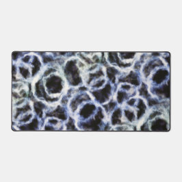 recycled indigo shibori : schreibtischunterlage