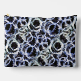recycled indigo shibori : zubehörtasche