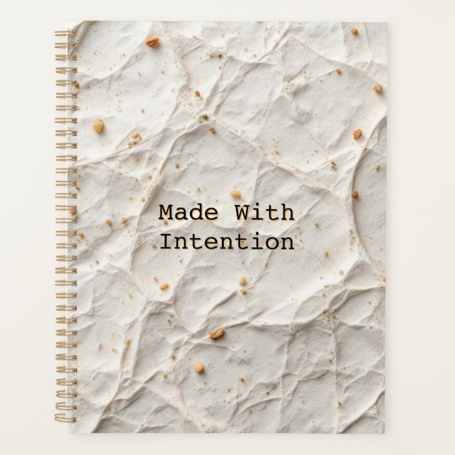 Recycled Paper Texture | Natural Fiber Design Planer (Vorderseite)