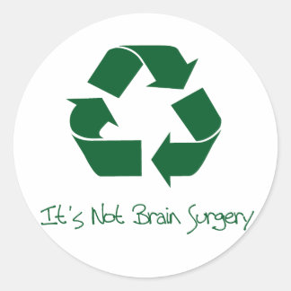 Recycler ce n'est pas des autocollants de chirurgi