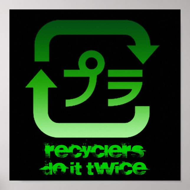 RecyclerDo it Zweifachposter Poster (Vorne)