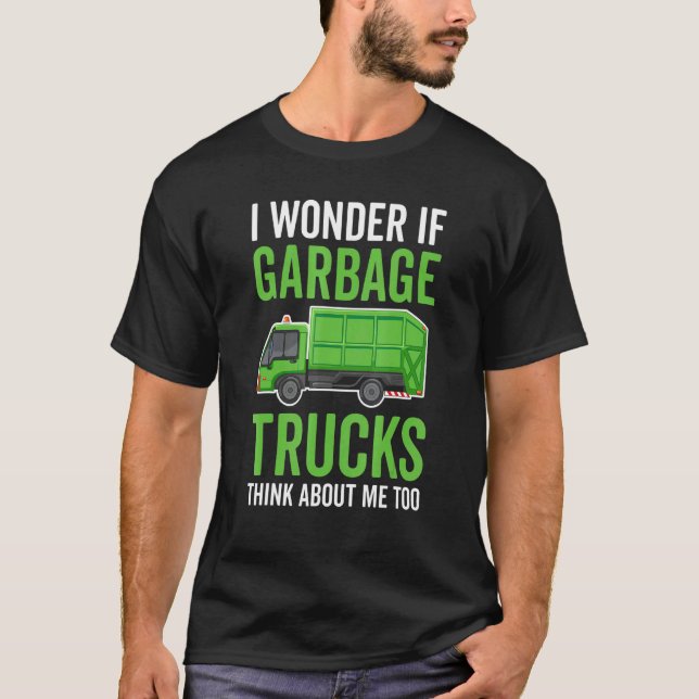 Recycling Garbage Truck Trash Collector Recycle Ea T-Shirt (Vorderseite)