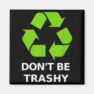 Recycling Keine Müll Recycling Grüne Erde Magnet