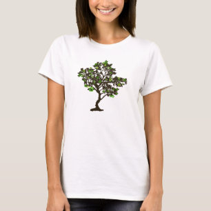 Recycling-Symbol-Baum Damen T-Shirt