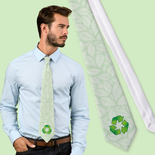 Recyclingsymbol Krawatte
