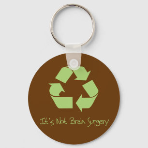 Recyle ist es einfach schlüsselanhänger