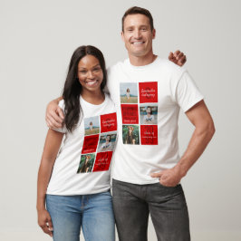 Red 3-Foto Fun Boxes Class Year T-Shirt