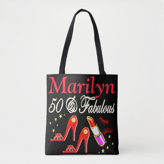 RED 50 ET FABULEUX SAC FOURRE-TOUT PERSONNALISÉ (Devant)