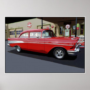 Red '57 Classic 34 x 24 Poster