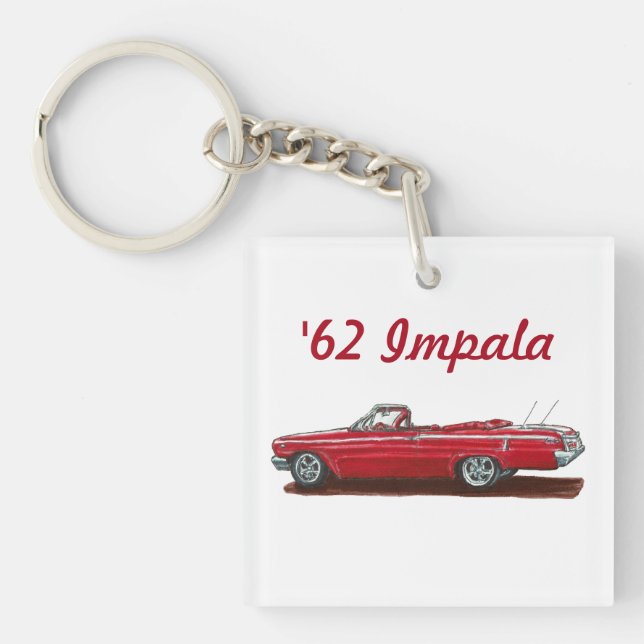Red '62 Impala Schlüsselanhänger (Vorderseite)