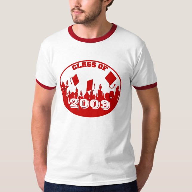 Red Abschluss Class 2009 2010 T - Shirt (Vorderseite)