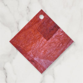 Red abstract Favor Tags,Dazzling red color rexture Geschenkanhänger
