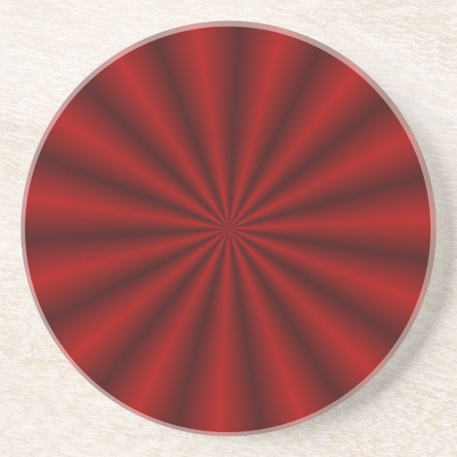 Red Abstrakt Fireworks Untersetzer (Vorne)