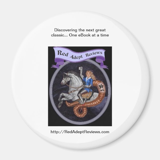 Red Adept Reviews Magnet (Vorne)