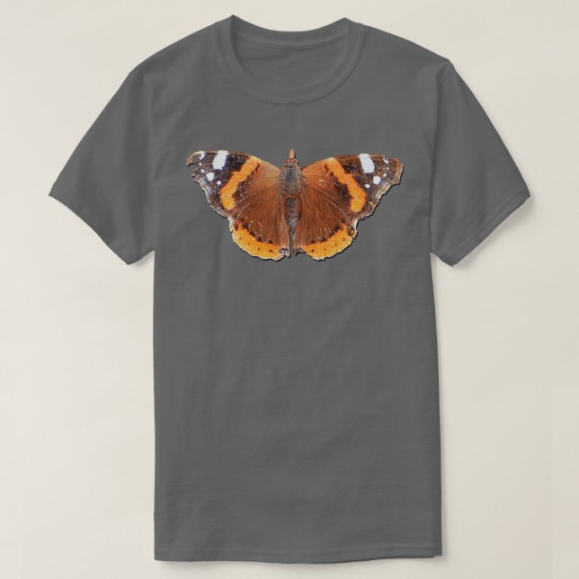 Red Admiral Butterfly 5 T-Shirt (Design vorne)