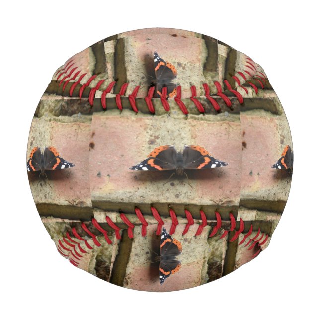 Red Admiral Butterfly Baseball (Vorderseite)