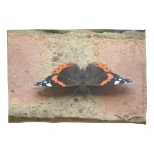 Red Admiral Butterfly Pillowcase Kissenbezug