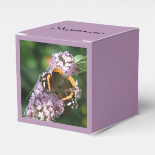 Red Admiral Butterfly und Buddleia Gevor Box Geschenkschachtel