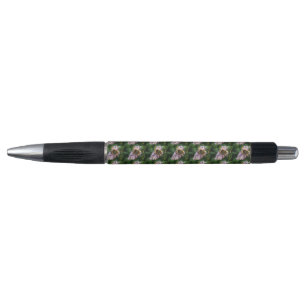 Red Admiral Butterfly und Buddleia Pen Kugelschreiber