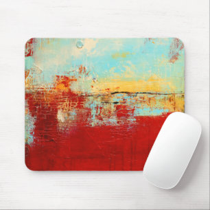 Red Alaskan Abstrakt Mousepad