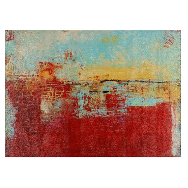 Red Alaskan Abstrakt Schneidebrett (Vorderseite)