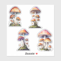 Red Amanita Mushroom Aufkleber Pack