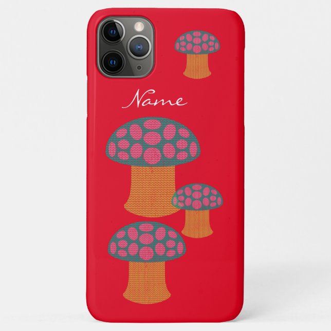 Red Amanita Mushrooms Thunder_Cove Case-Mate iPhone Hülle (Rückseite)