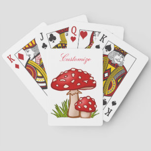 Red Amanita Mushrooms Thunder_Cove Spielkarten