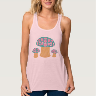 Red Amanita Mushrooms Thunder_Cove T - Shirt