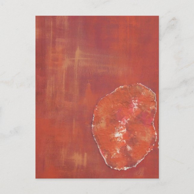 Red Ameoba Postkarte (Vorderseite)