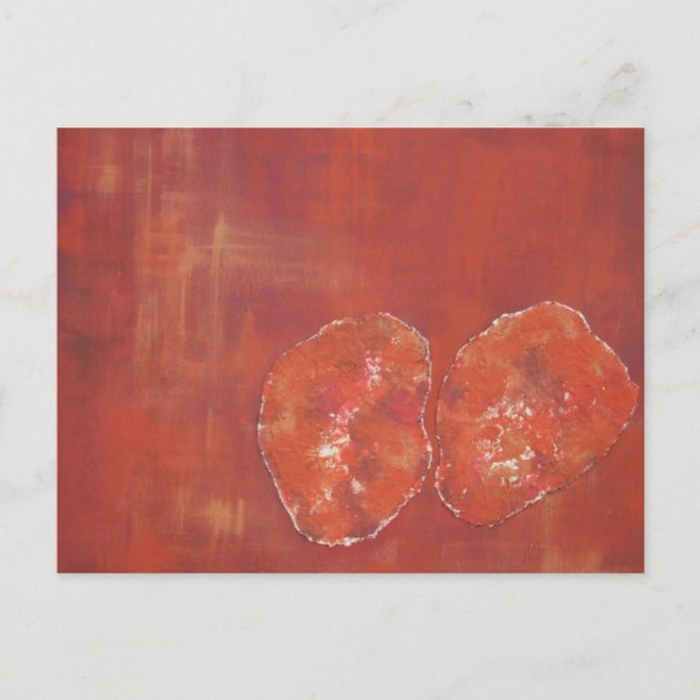 Red Ameoba Postkarte (Vorderseite)