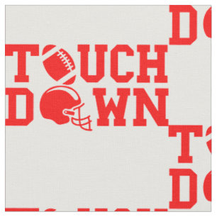 Red American Football Touchdown Sport Stoff